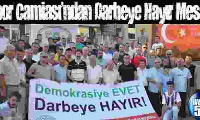 Spor Camiası’Ndan Darbeye Hayır Mesajı Geldi