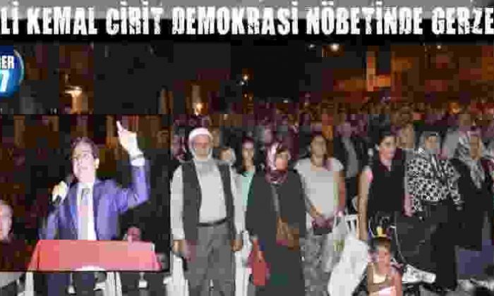 Vali Kemal Cirit Demokrasi Nöbetinde Gerze De