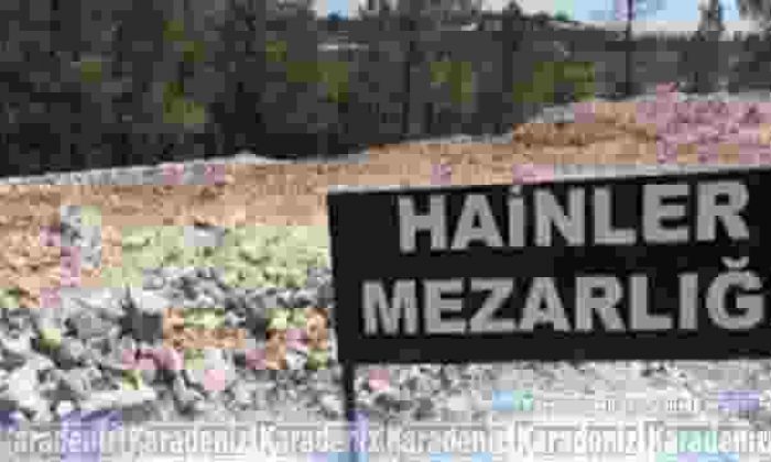 Vatan hainleri mezarlığı!