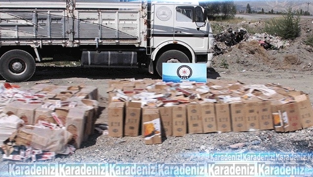 62 bin paket kaçak sigara ele geçirildi!