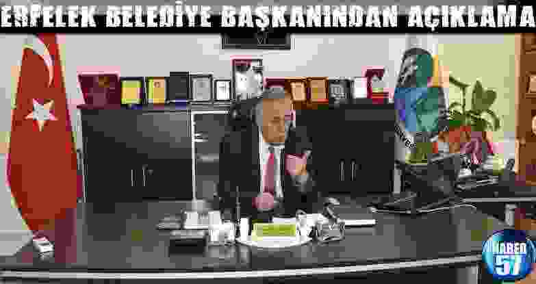 Erfelek Belediye Başkanından Açıklama