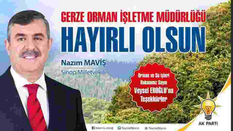 Maviş: Gerze Ve Dikmen’e Hayırlı Olsun