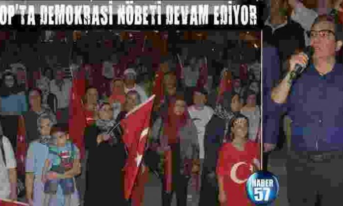 Sinop’ta Demokrasi Nöbeti