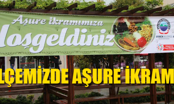 Ayancık’ta Halka Aşure İkramında Bulunuldu