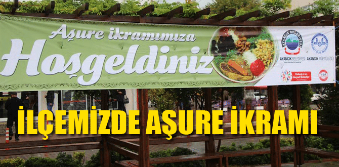 Ayancık’ta Halka Aşure İkramında Bulunuldu