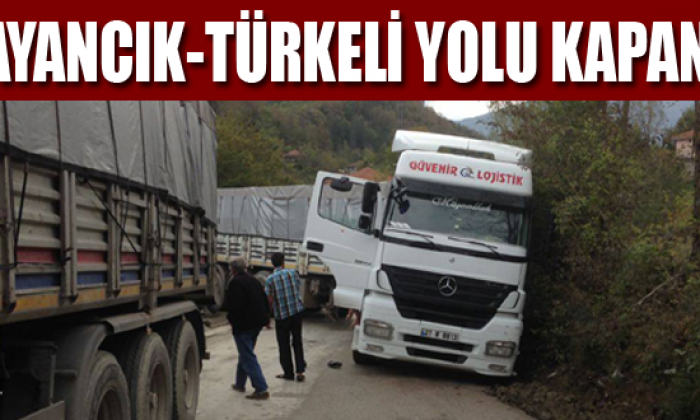 Ayancık-Türkeli yolunda Kaza