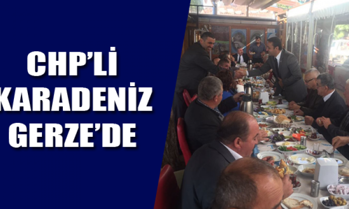 Chp’li Karadeniz Gerze’de Muhtarlarla Buluştu