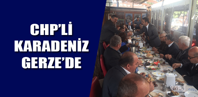 Chp’li Karadeniz Gerze’de Muhtarlarla Buluştu