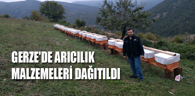 Gerze’de arıcılık malzemeleri dağıtıldı