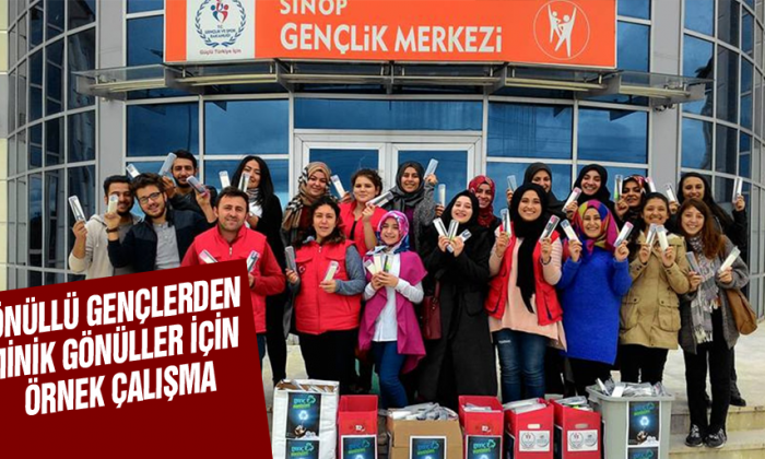 Gönüllü Gençlerden Minik Gönüller İçin Örnek Çalışma