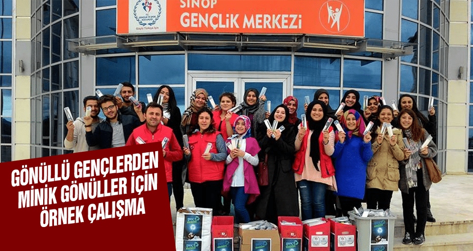 Gönüllü Gençlerden Minik Gönüller İçin Örnek Çalışma