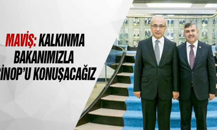 Maviş: Kalkınma Bakanımızla Sinop’u Konuşacağız
