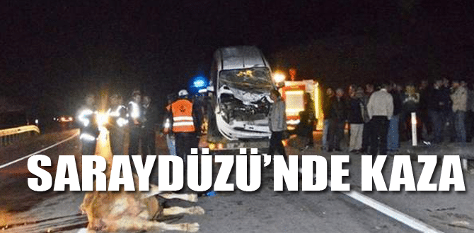 Saraydüzü’nde Kaza!