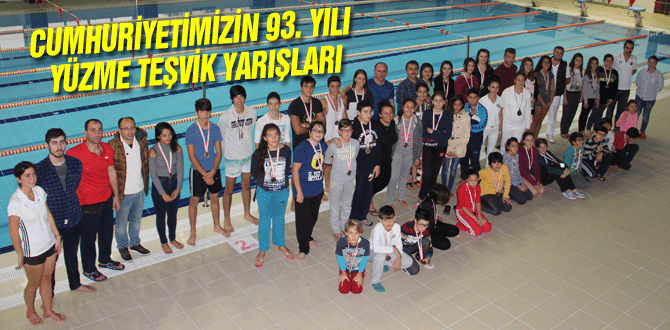 Cumhuriyetimizin 93. Yılı Yüzme Teşvik Yarışları