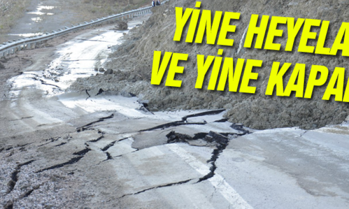 Ayancık-Sinop Yolu Kapalı!