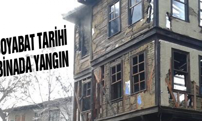 Boyabat Tarihi binada yangın