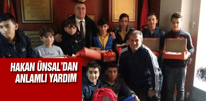 Hakan Ünsal’dan Anlamlı Yardım