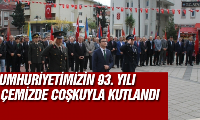 Cumhuriyetimizin 93. Yılı İlçemizde coşkuyla kutlandı