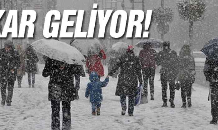 Meteoroloji Uyardı! Kar Geliyor