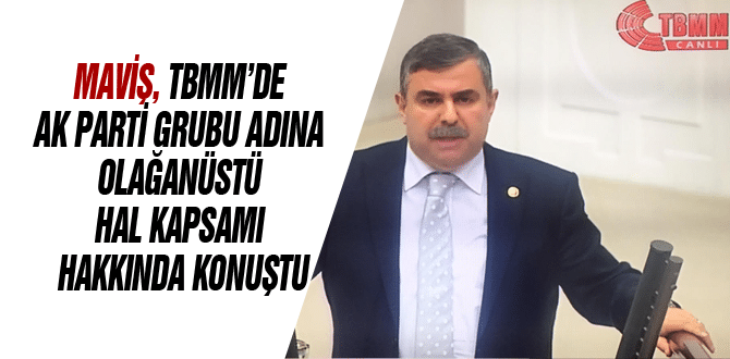 Maviş, Tbmm’de Ak Parti Grubu Adına Olağanüstü Hal Kapsamı Hakkında Konuştu