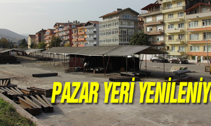 Ayancık Pazaryeri İyileştirme Çalışmaları Başladı