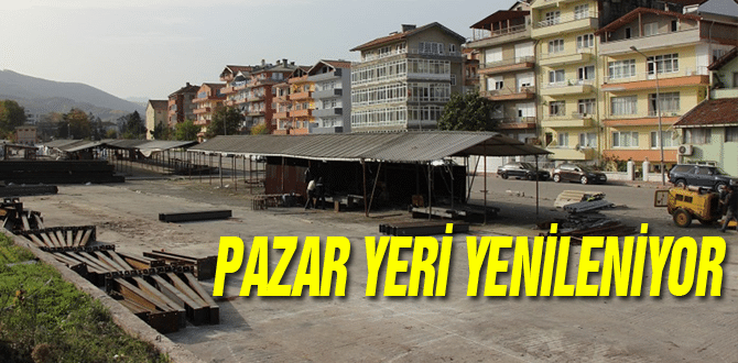 Ayancık Pazaryeri İyileştirme Çalışmaları Başladı