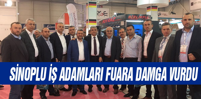 Sinoplu İş Adamları Fuara Damga Vurdu