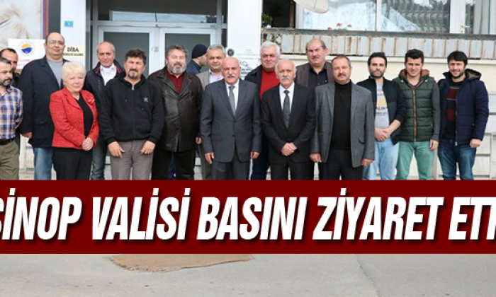 Sinop valisi Basını Ziyaret Etti