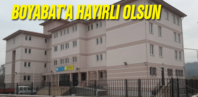 Boyabat’a Hayırlı Olsun