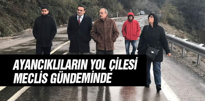 Ayancıklıların Yol Çilesi Meclis Gündeminde