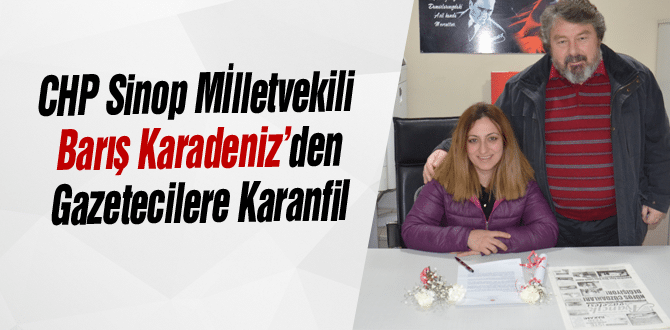 Karadeniz’den Gazetecilere Karanfil