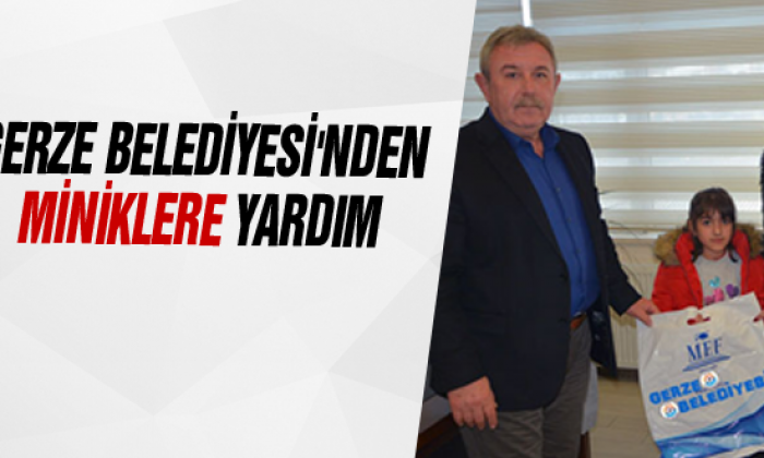 Gerze Belediyesi’nden miniklere yardım eli