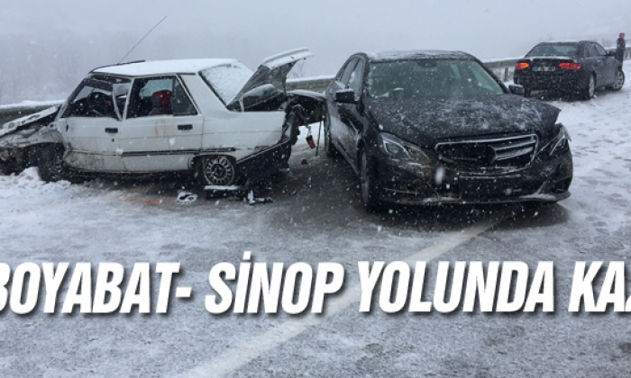 Boyabat- Sinop yolunda Kaza