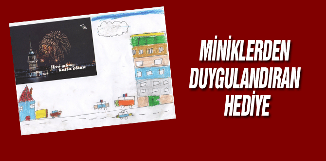 Miniklerden Duygulandıran Hediye