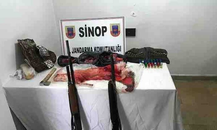 Sinop’ta Kaçak Avcılar Operasyon ile Yakalandı