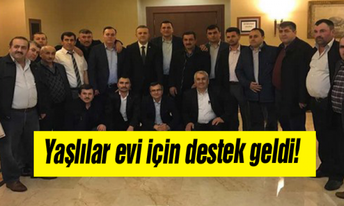 Yaşlılar evi için destek geldi!