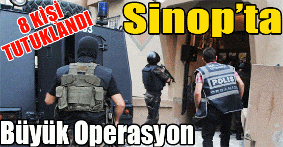 Sinop’ta Aranan Kişiler Yakalandı! 35 Gözaltı