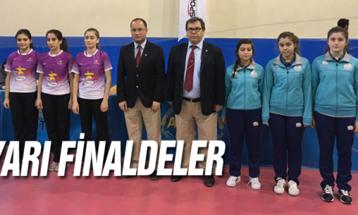 Anadolu Yıldızlar Liginde Masa Tenisi İl Karması Kız Takımı Yarı Finalde