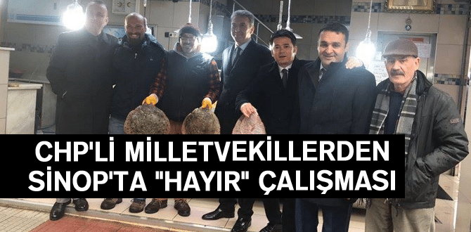 Chp’li Milletvekillerden Sinop’ta “Hayır” Çalışması