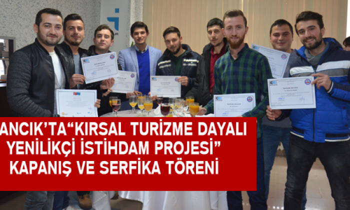 İlçemizde Sertifika Ve Kapanış Töreni