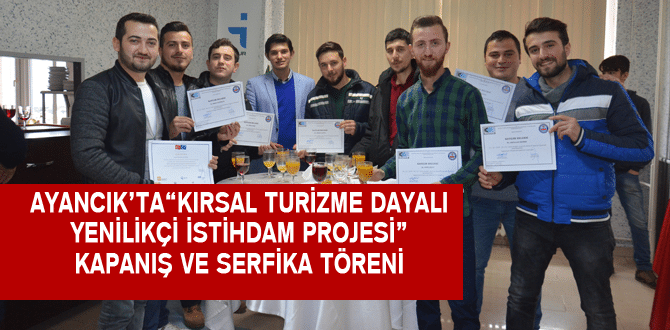 İlçemizde Sertifika Ve Kapanış Töreni