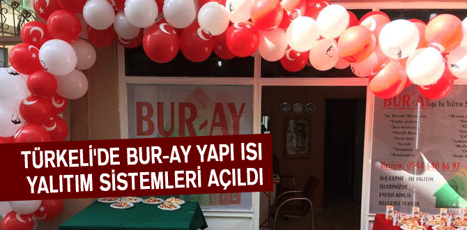 Türkeli’de Bur-Ay Yapı Isı Yalıtım Sistemleri Açıldı