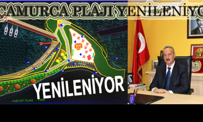 Çamurca Plajı Yenileniyor