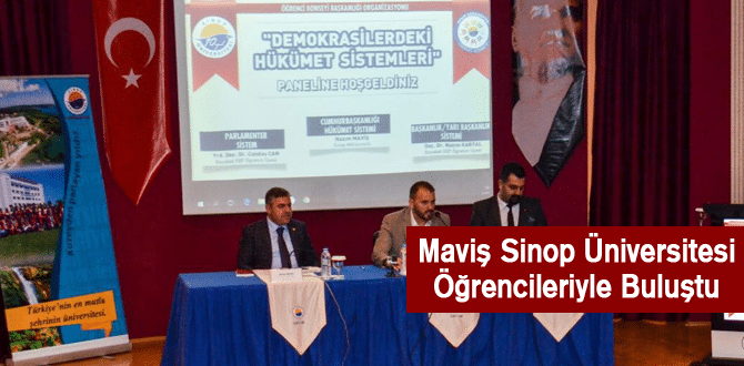 Maviş Sinop Üniversitesi Öğrencileriyle Buluştu