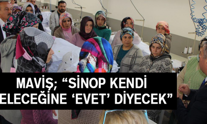 Maviş; “Sinop Kendi Geleceğine ‘Evet’ Diyecek”