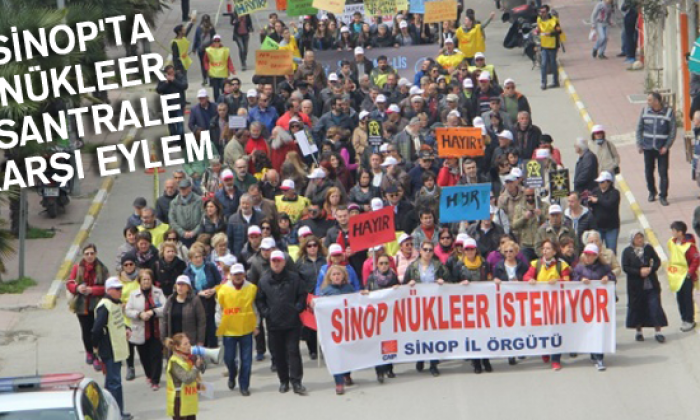 Sinop’ta Nükleer Santrale Karşı Eylem
