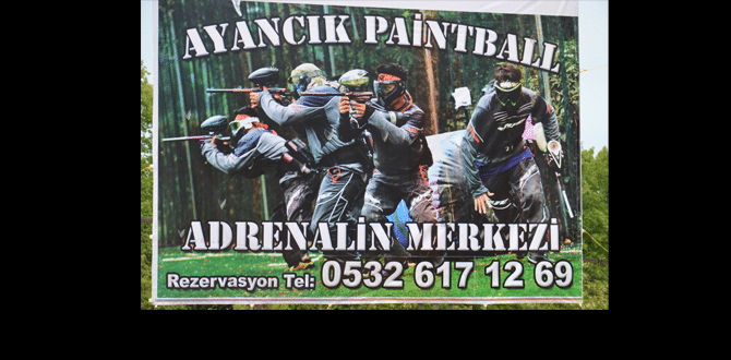 Ayancık’ta Paintball Açıldı