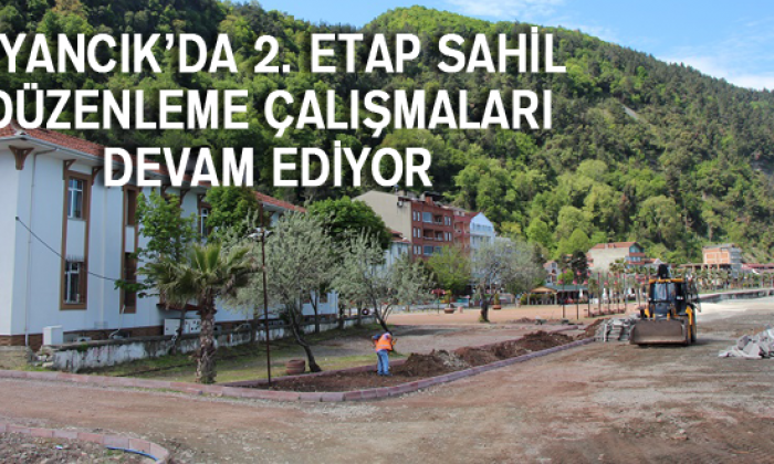 Ayancık’da 2. Etap Sahil Düzenleme Çalışmaları Devam Ediyor