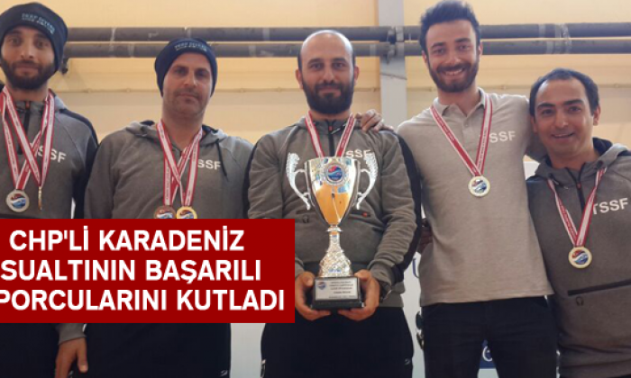 Chp’li Karadeniz Sualtının Başarılı Sporcularını Kutladı