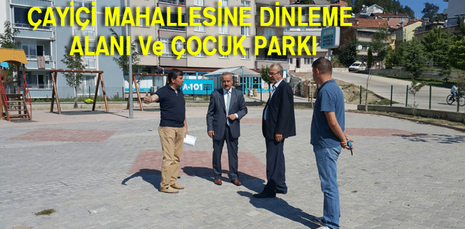 Çayiçi Mahallesine Dinleme Alanı Ve Çocuk Parkı